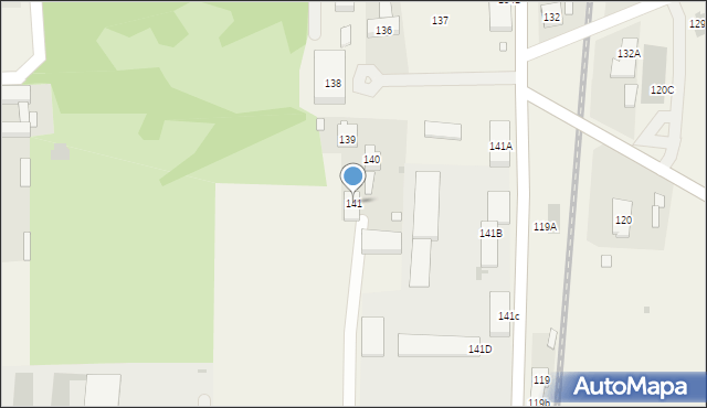 Żelazków, Żelazków, 141, mapa Żelazków