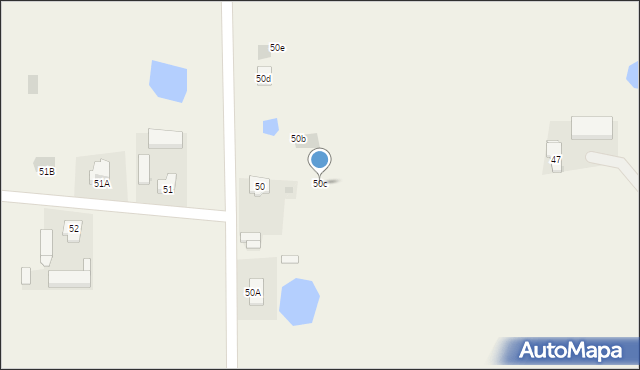 Żelazków, Żelazków, 50c, mapa Żelazków