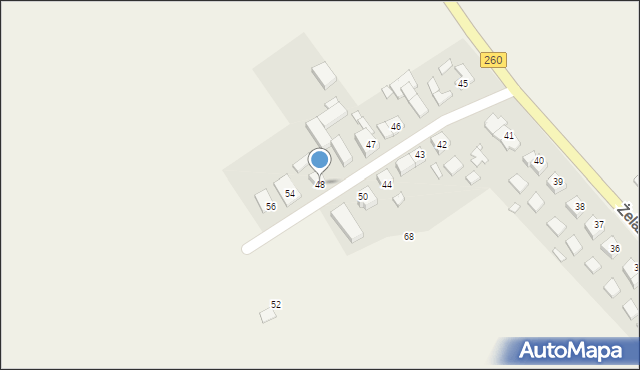 Żelazkowo, Żelazkowo, 48, mapa Żelazkowo