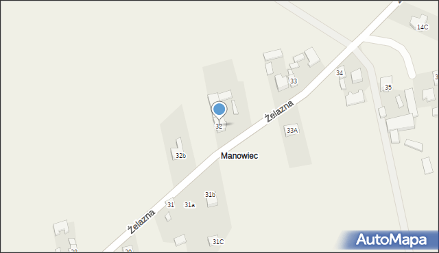Żelazna, Żelazna, 32, mapa Żelazna