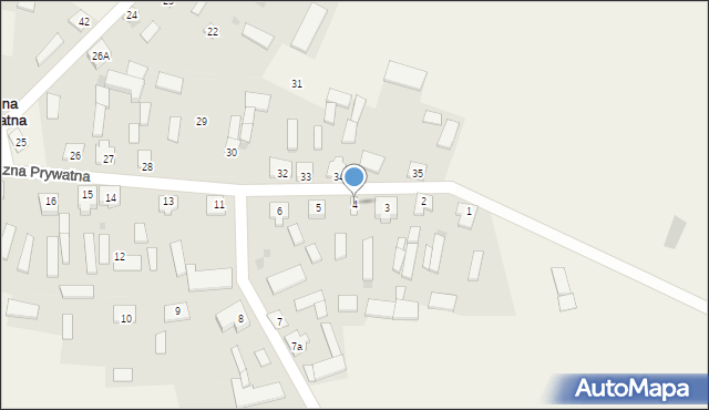 Żelazna Prywatna, Żelazna Prywatna, 4, mapa Żelazna Prywatna