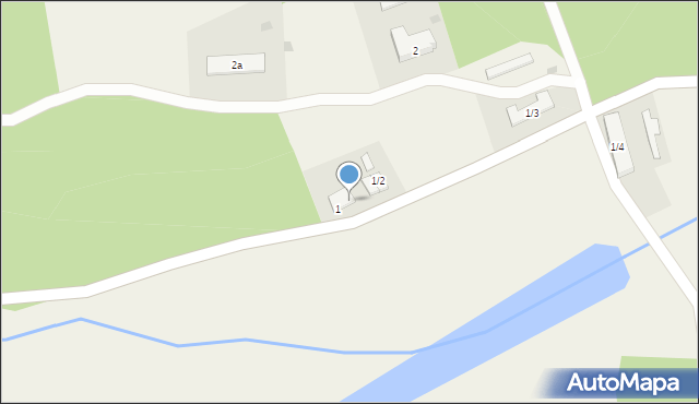 Żelazno, Żelazno, 1a, mapa Żelazno