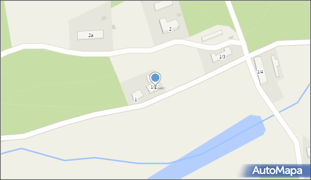 Żelazno, Żelazno, 1c, mapa Żelazno