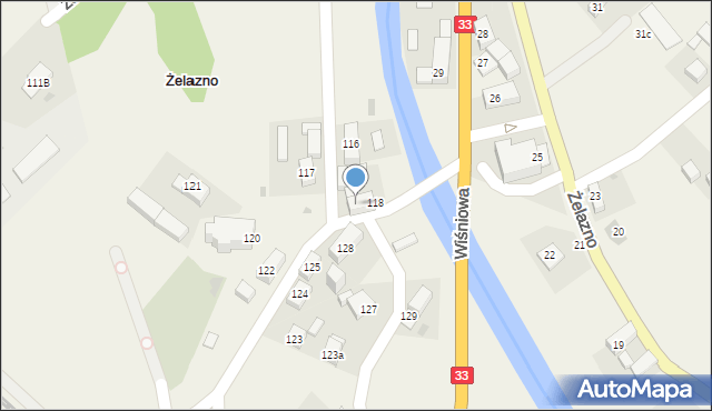 Żelazno, Żelazno, 119, mapa Żelazno
