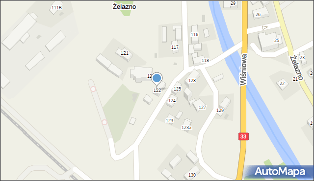 Żelazno, Żelazno, 122, mapa Żelazno