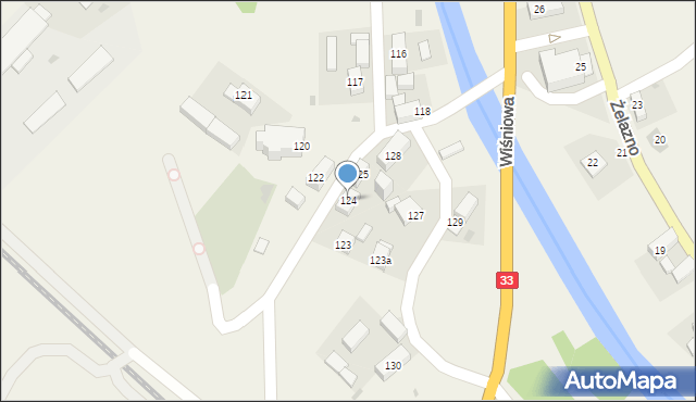 Żelazno, Żelazno, 124, mapa Żelazno