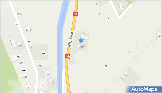 Żelazno, Żelazno, 33a, mapa Żelazno