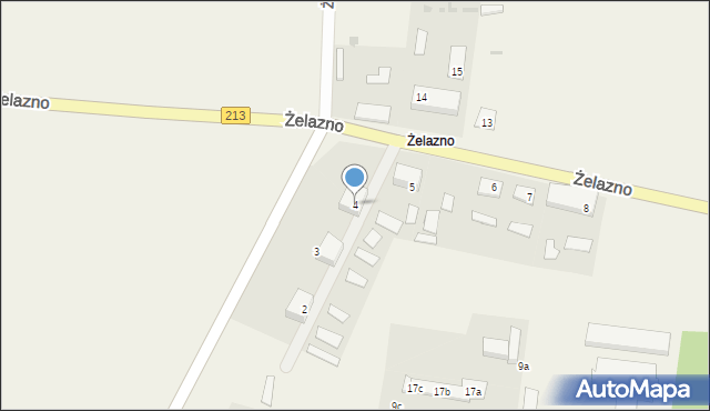 Żelazno, Żelazno, 4, mapa Żelazno