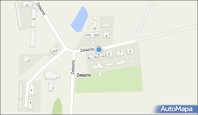 Żelazno, Żelazno, 5/5, mapa Żelazno