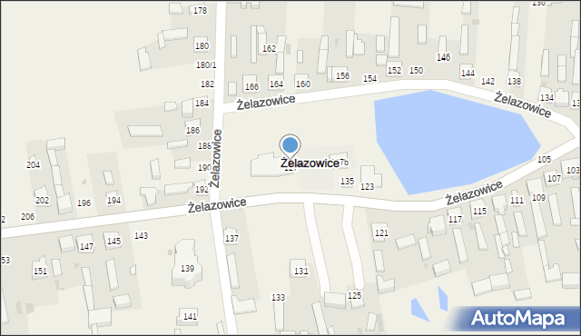 Żelazowice, Żelazowice, 127, mapa Żelazowice