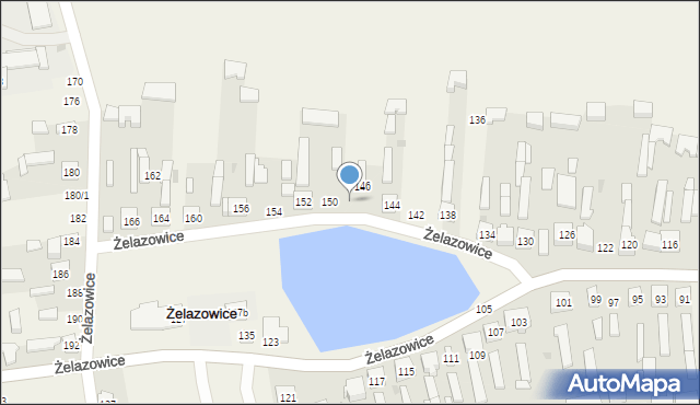 Żelazowice, Żelazowice, 148, mapa Żelazowice