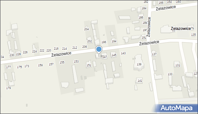 Żelazowice, Żelazowice, 149, mapa Żelazowice