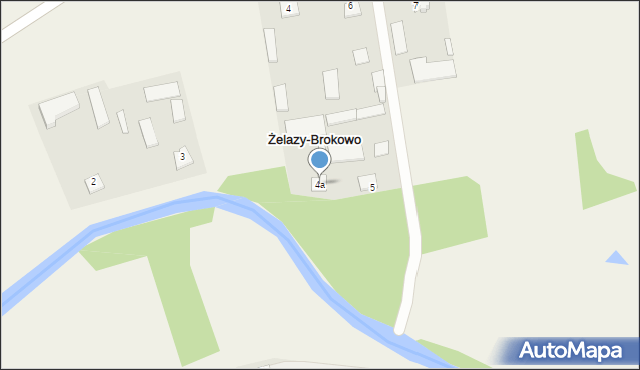 Żelazy-Brokowo, Żelazy-Brokowo, 4a, mapa Żelazy-Brokowo