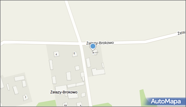 Żelazy-Brokowo, Żelazy-Brokowo, 7, mapa Żelazy-Brokowo