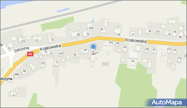 Zelczyna, Zelczyna, 48A, mapa Zelczyna