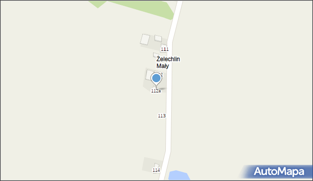 Żelechlin, Żelechlin, 112a, mapa Żelechlin