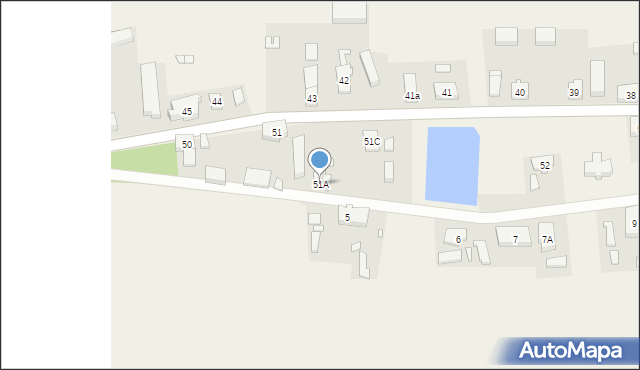 Żelechów, Żelechów, 51A, mapa Żelechów