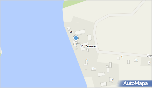 Żelewiec, Żelewiec, 8, mapa Żelewiec
