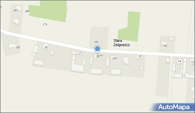 Zelgoszcz, Zelgoszcz, 16, mapa Zelgoszcz