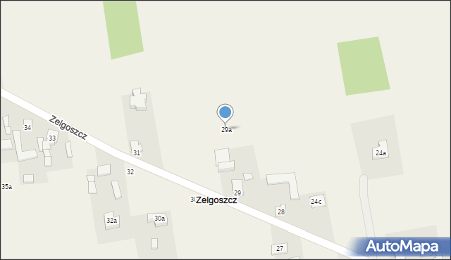 Zelgoszcz, Zelgoszcz, 29a, mapa Zelgoszcz