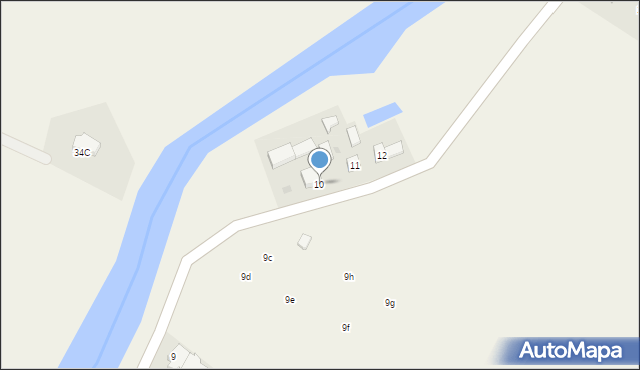 Żelichowo, Żelichowo, 10, mapa Żelichowo