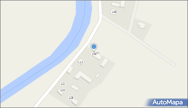 Żelichowo, Żelichowo, 13a, mapa Żelichowo