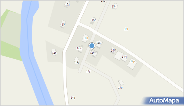 Żelichowo, Żelichowo, 14r, mapa Żelichowo