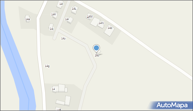 Żelichowo, Żelichowo, 14u, mapa Żelichowo