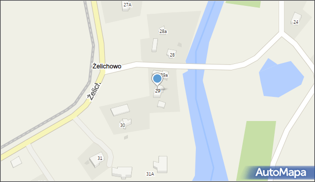 Żelichowo, Żelichowo, 29, mapa Żelichowo