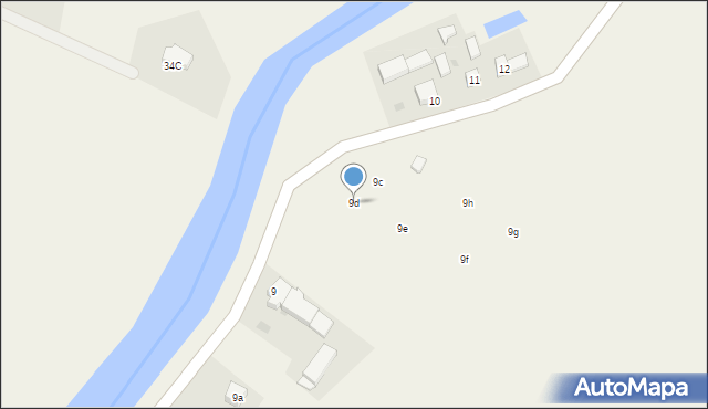 Żelichowo, Żelichowo, 9d, mapa Żelichowo