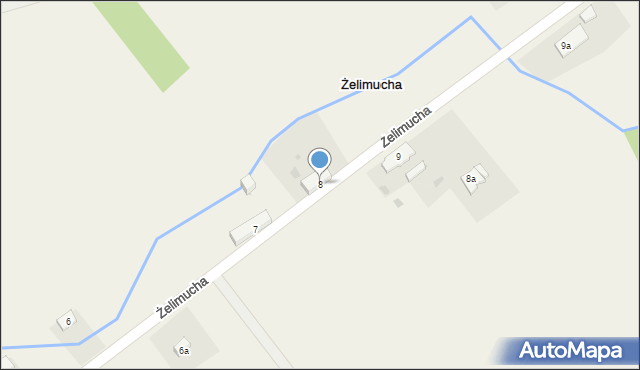 Żelimucha, Żelimucha, 8, mapa Żelimucha