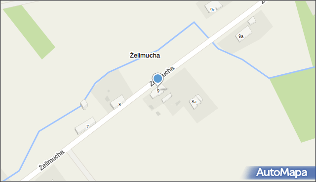 Żelimucha, Żelimucha, 9, mapa Żelimucha