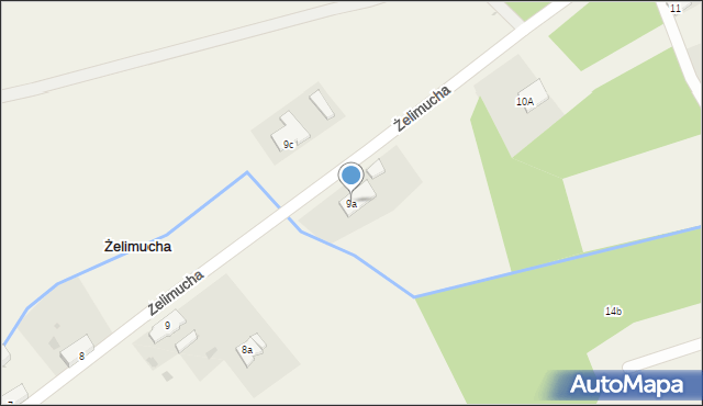Żelimucha, Żelimucha, 9a, mapa Żelimucha