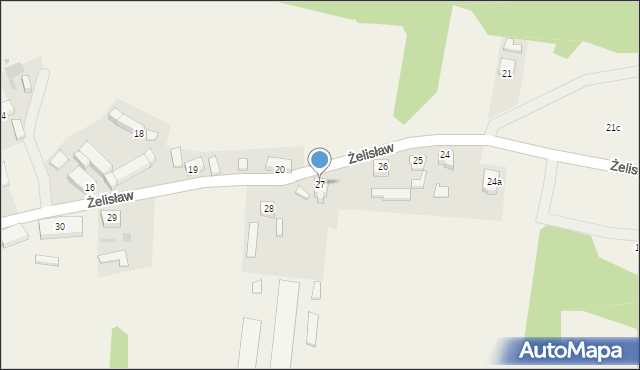 Żelisław, Żelisław, 27, mapa Żelisław
