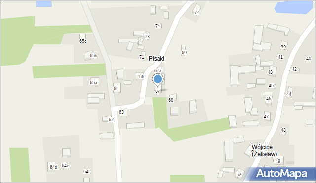 Żelisław, Żelisław, 67, mapa Żelisław