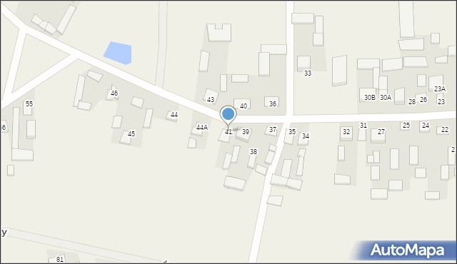 Żeliszew Duży, Żeliszew Duży, 41, mapa Żeliszew Duży