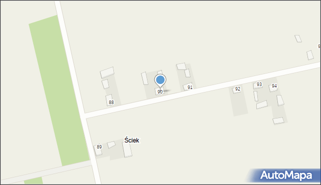 Żeliszew Duży, Żeliszew Duży, 90, mapa Żeliszew Duży