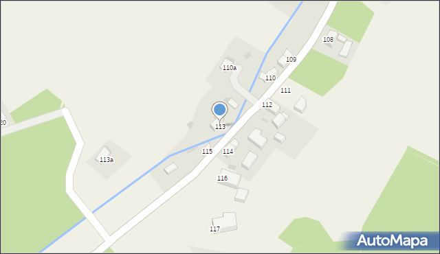 Żeliszów, Żeliszów, 113, mapa Żeliszów