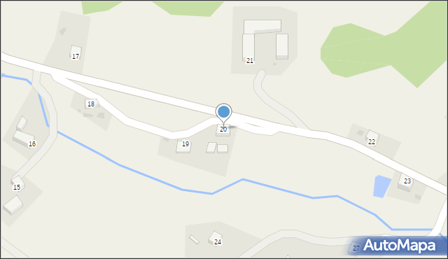 Żeliszów, Żeliszów, 20, mapa Żeliszów