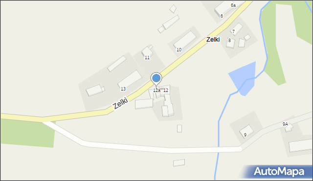 Zelki, Zelki, 12a, mapa Zelki