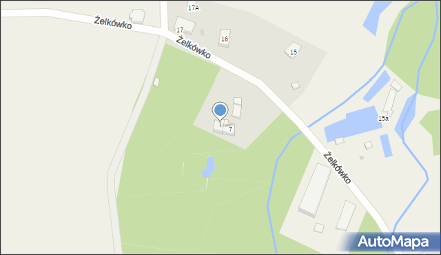 Żelkówko, Żelkówko, 7/2, mapa Żelkówko