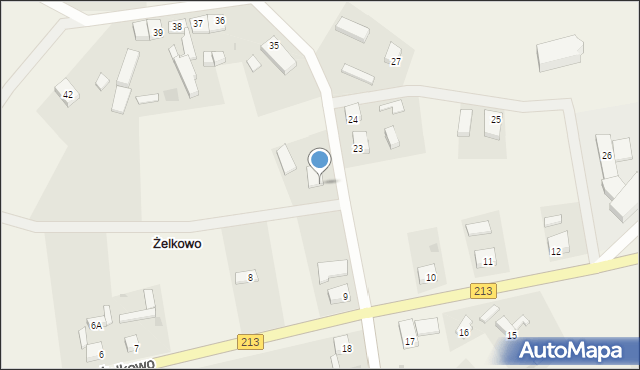Żelkowo, Żelkowo, 35a, mapa Żelkowo