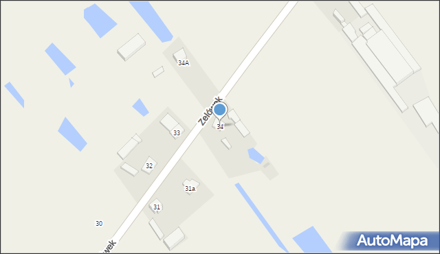 Zelówek, Zelówek, 34, mapa Zelówek