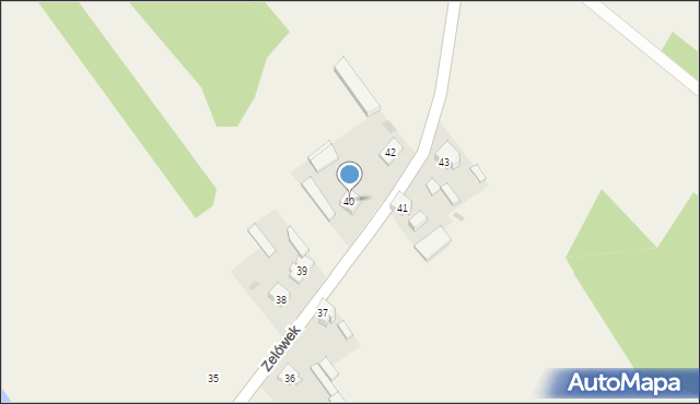 Zelówek, Zelówek, 40, mapa Zelówek