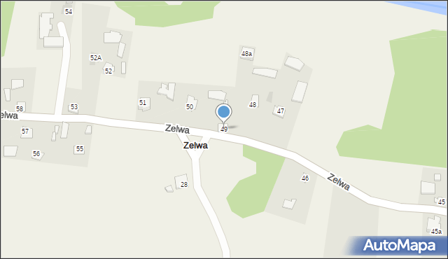 Zelwa, Zelwa, 49, mapa Zelwa