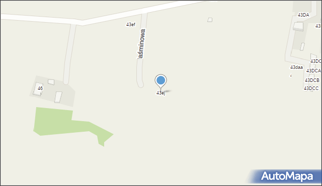 Zełwągi, Zełwągi, 43ej, mapa Zełwągi