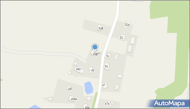Zełwągi, Zełwągi, 53E, mapa Zełwągi