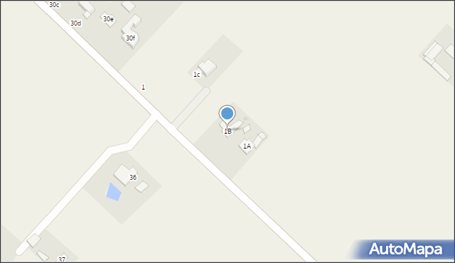 Zemborzyce Dolne, Zemborzyce Dolne, 1B, mapa Zemborzyce Dolne