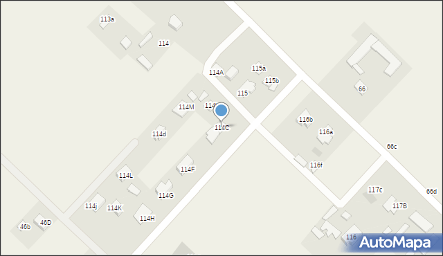 Zemborzyce Podleśne, Zemborzyce Podleśne, 114C, mapa Zemborzyce Podleśne