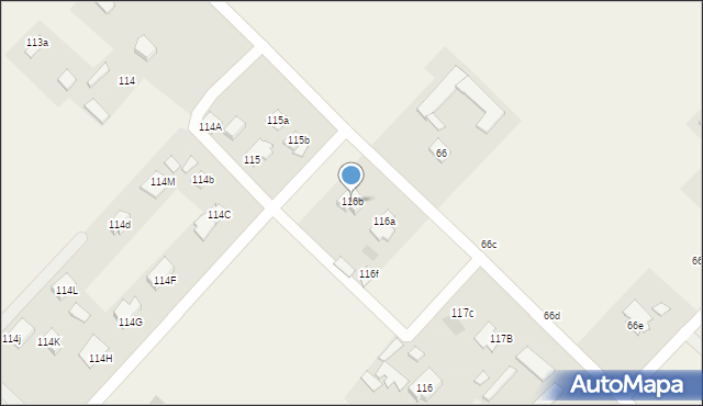 Zemborzyce Podleśne, Zemborzyce Podleśne, 116b, mapa Zemborzyce Podleśne